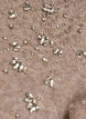 Blouse en maille avec strass et clous, Beige, Packshot image number 2
