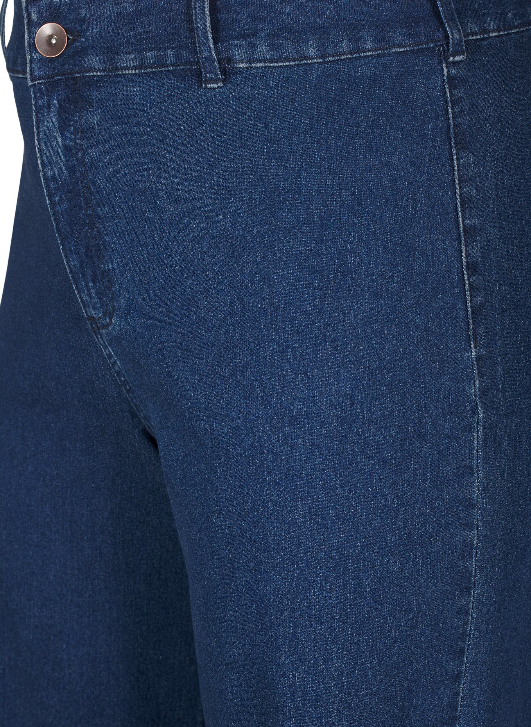Zizzi FLASH - Jean large, Bleu, Packshot image number 2