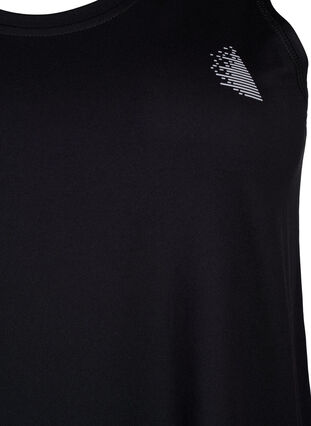 T-shirt de sport à col rond, Black, Packshot image number 2