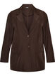 Blazer met zakken en splitten, Bruin, Packshot image number 0