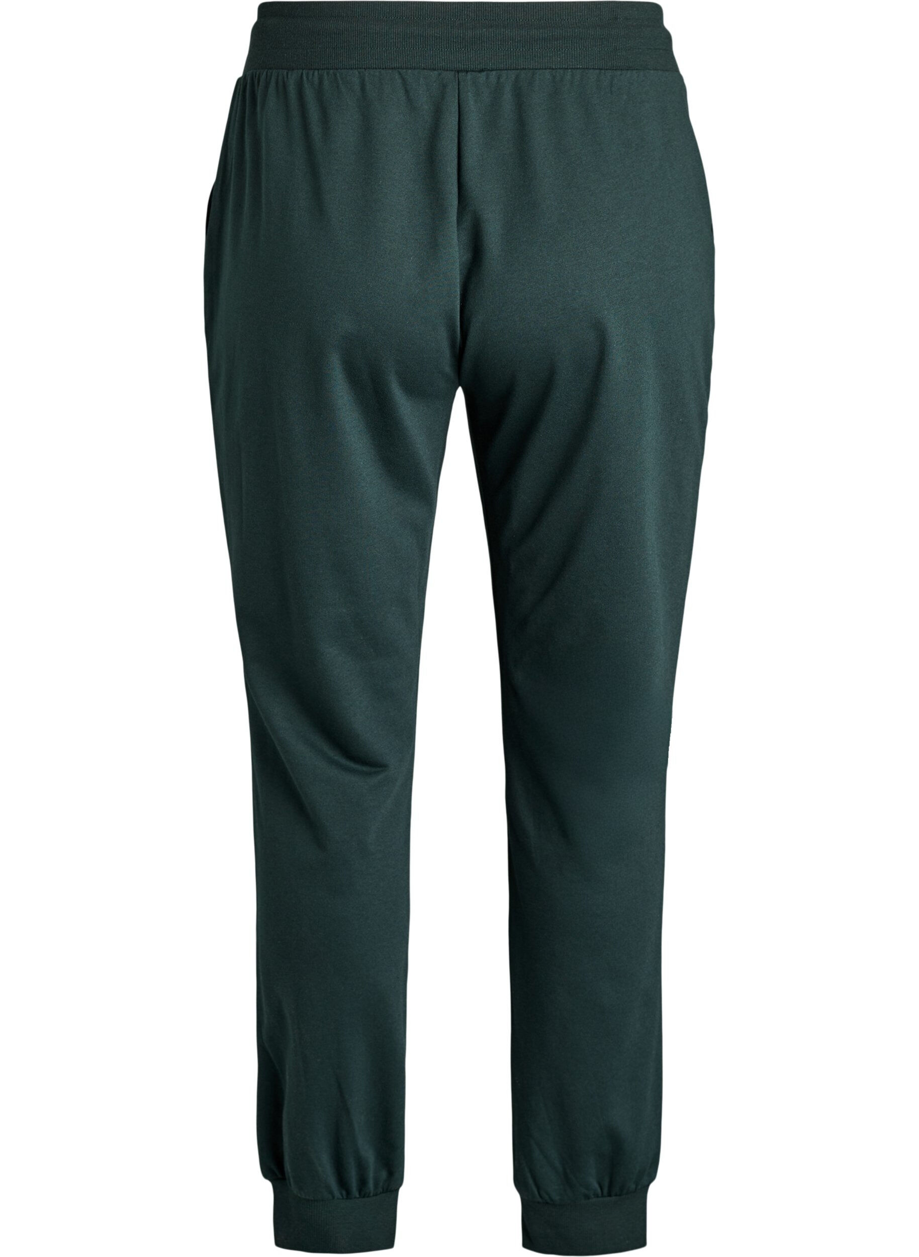ZizziPantalon de surv&ecirc;tement ample avec poches, Vert fonc&eacute;, Packshot image number 1