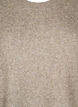 Gebreide jurk met splitten, Walnut Mel., Packshot image number 2
