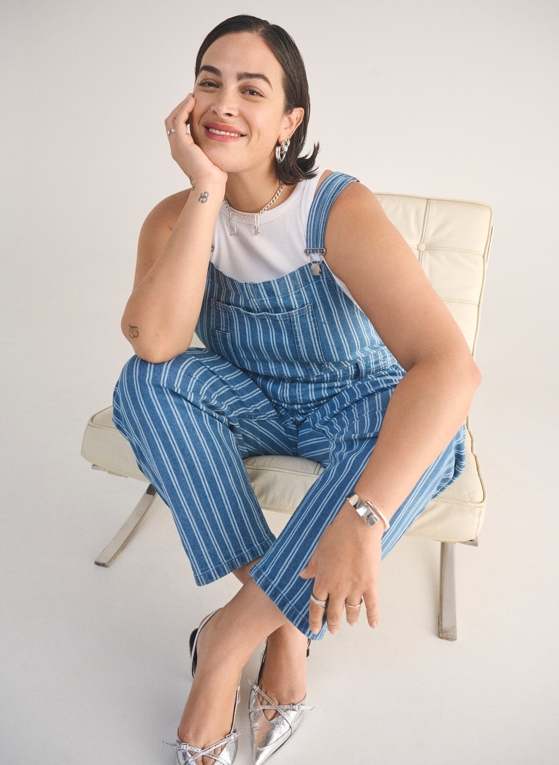 ZizziDenim overalls, Blauw, Image image number 0