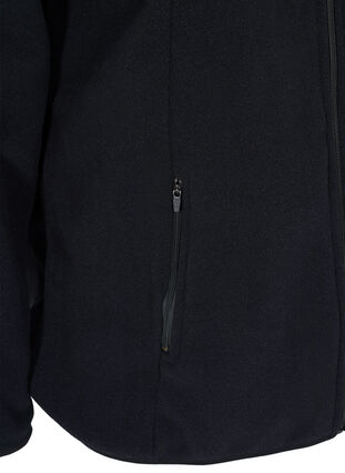 Veste polaire avec poches et zip, Black, Packshot image number 3