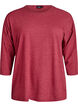 FLASH – Jersey blouse met 3/4 mouwen, Rood, Packshot image number 0