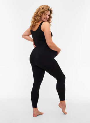 Legging de grossesse sans couture, Black, Model image number 0