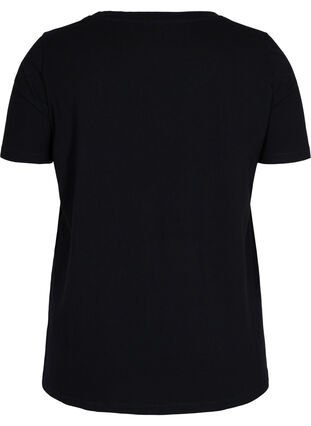 T-shirt à manches courtes avec imprimé, Black w. star copper, Packshot image number 1