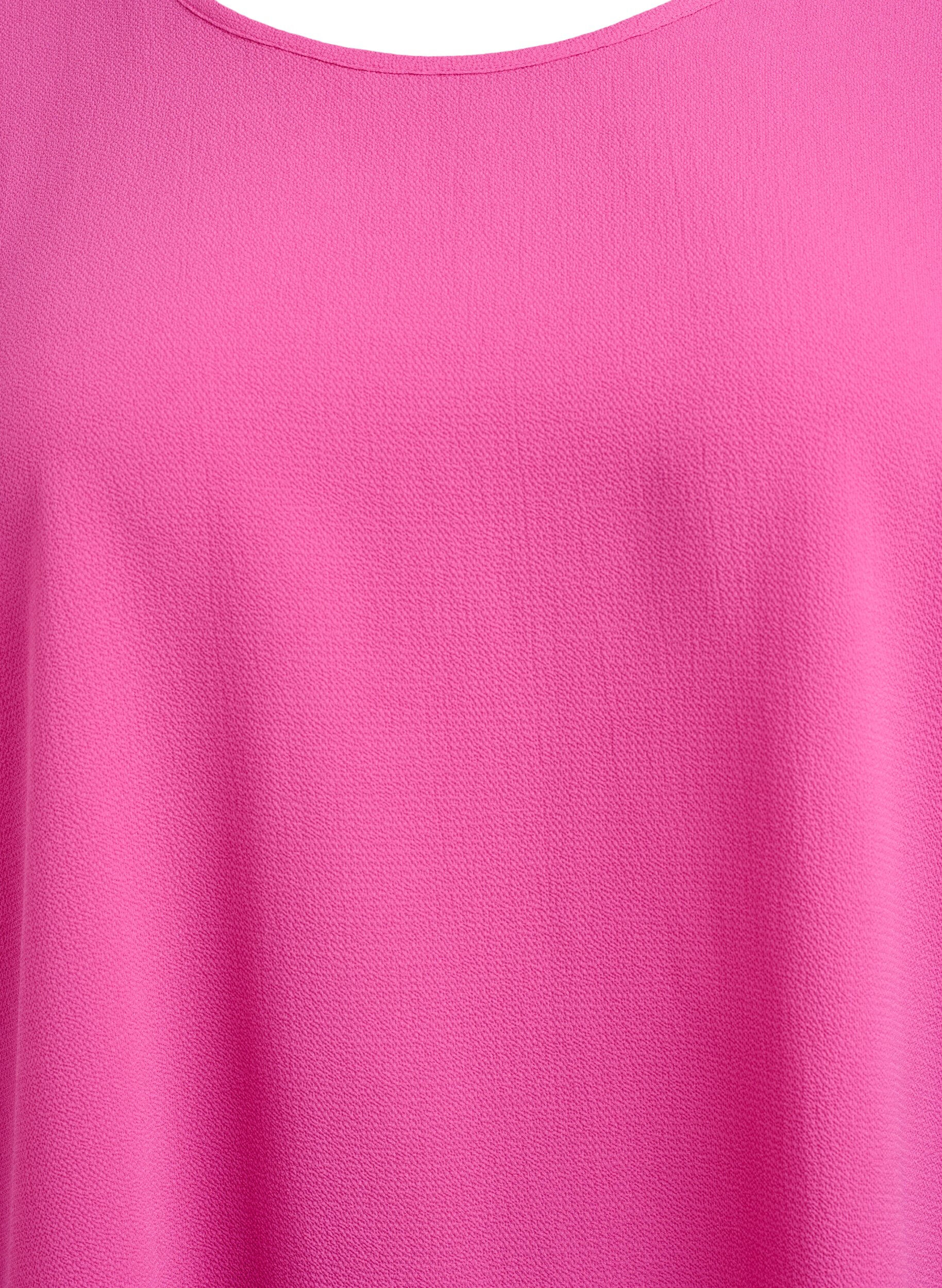 ZizziBlouse met korte mouwen en een ronde halslijn, Roze, Packshot image number 2