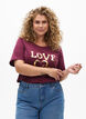 T-shirt met print, Rood, Model image number 0