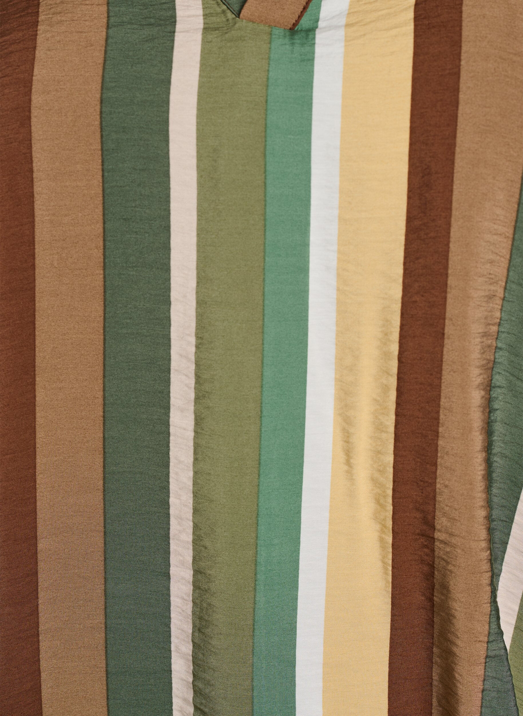 Zizzi Chemisier en viscose ray&eacute; &agrave; manches courtes, Marron, Packshot image number 2