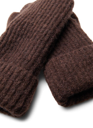 Mitaines en tricot, Brown, Packshot image number 2