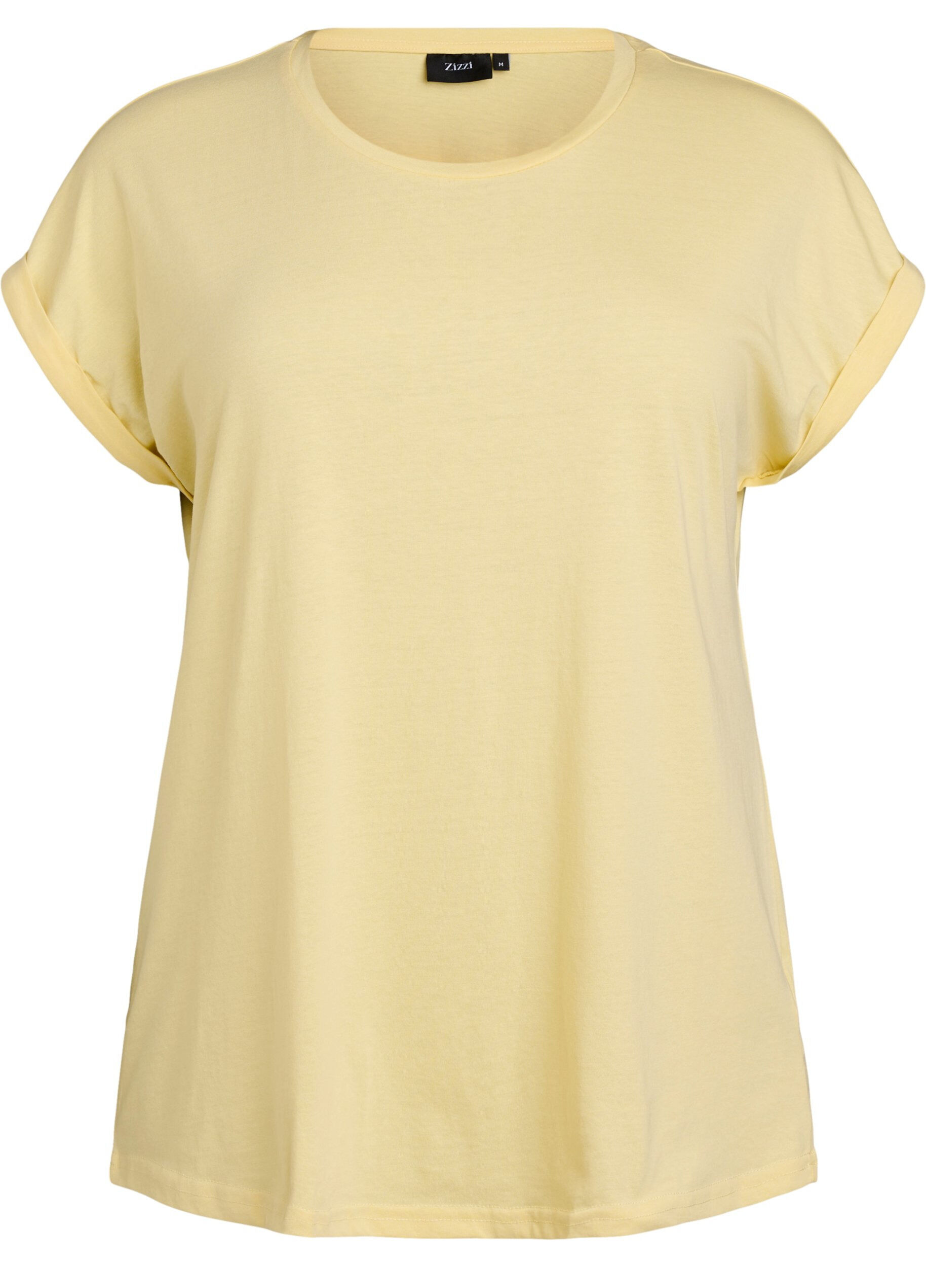 T-shirt met korte mouwen van katoenmix
