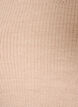 Gebreide blouse met ribstructuur en knoopdetails, Beige, Packshot image number 2