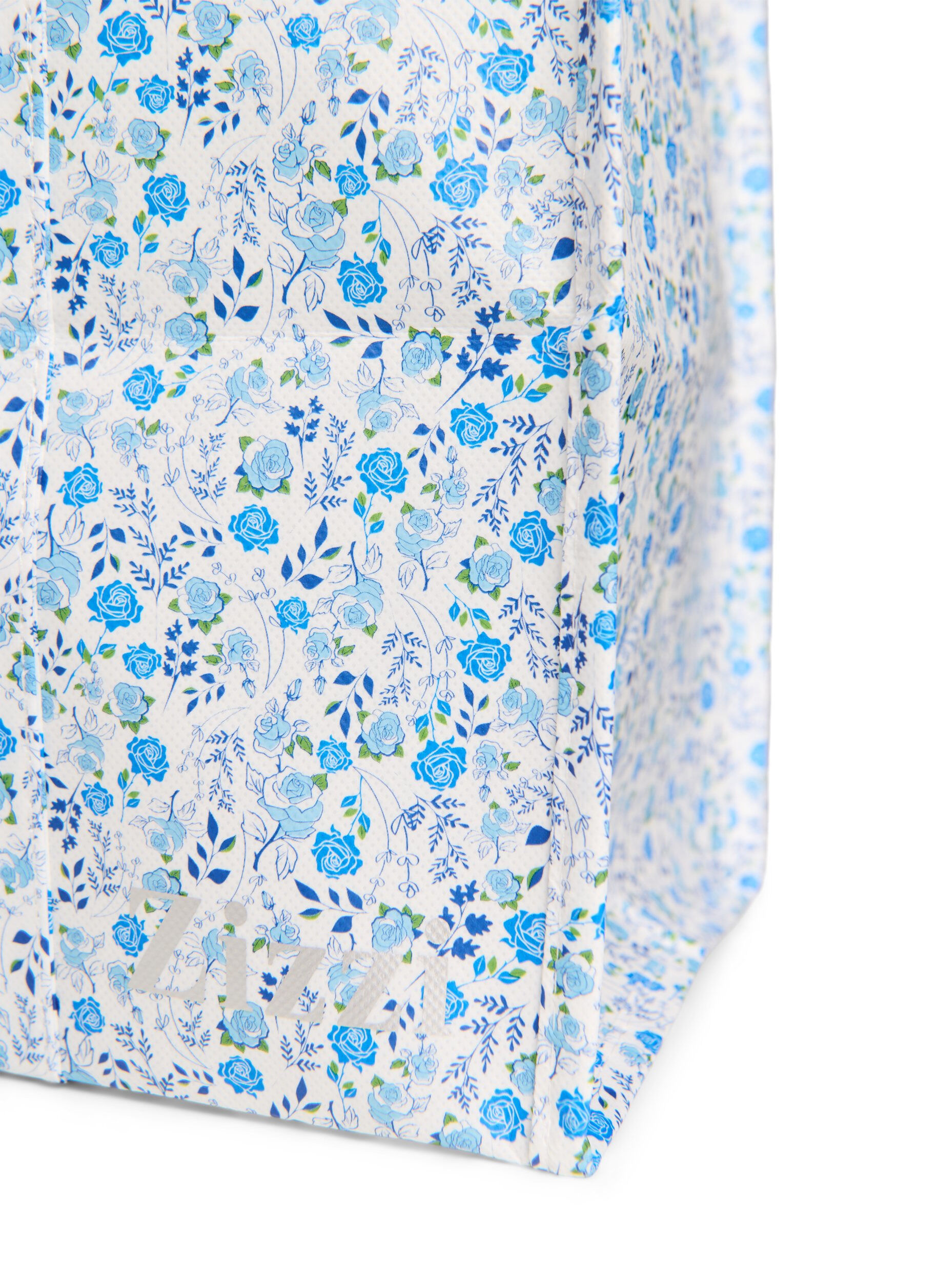 ZizziShoppingtas met ritssluiting, Blauw, Packshot image number 2