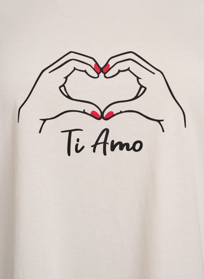 FLASH - T-shirt met print, Wit, Packshot image number 2