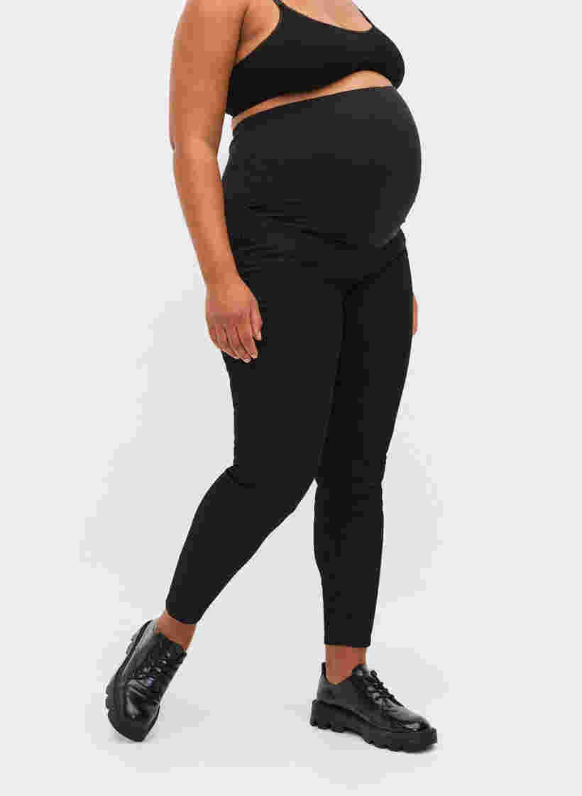 Jegging de grossesse avec poches arrière, Black, Model image number 2