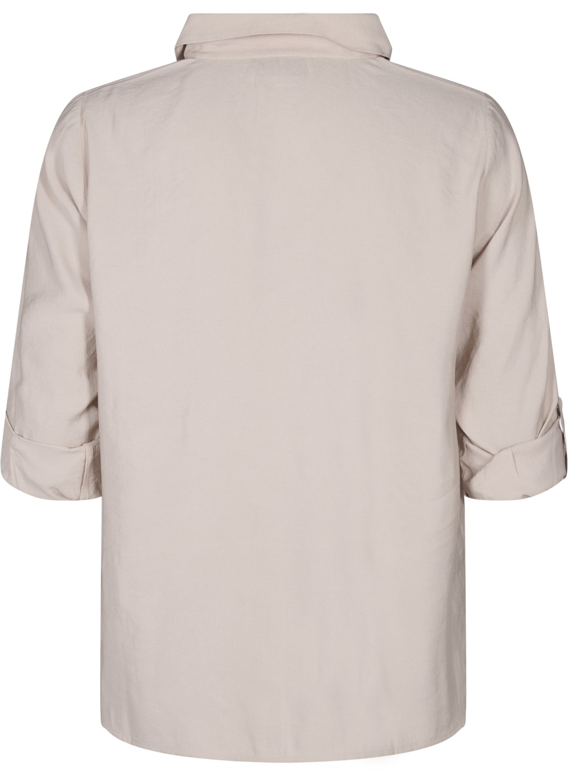 ZizziShirt met studs en 3/4 mouwen, Beige, Packshot image number 1