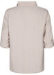 Shirt met studs en 3/4 mouwen, Beige, Packshot image number 1