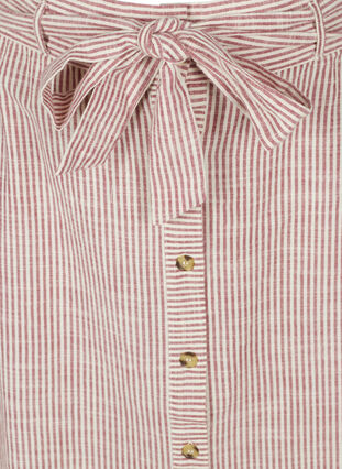 Jupe rayée avec poches en coton, Dry Rose Stripe, Packshot image number 2