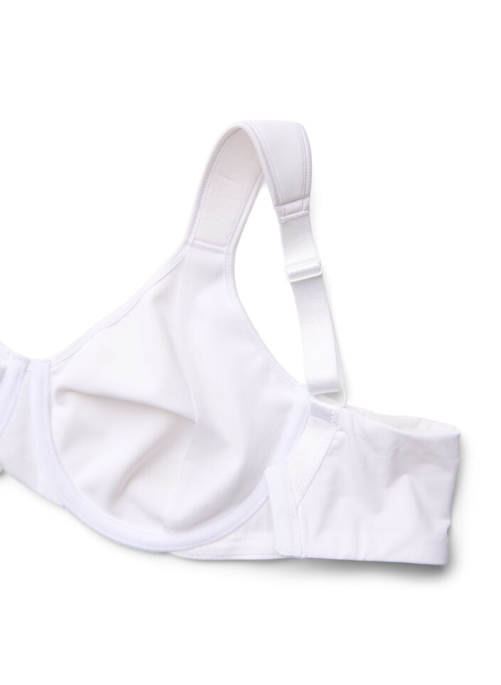 Minimizer-bh met gewatteerde bandjes, Wit, Packshot image number 3