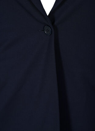 Basic blazer met knoop en sierzakken, Night Sky, Packshot image number 2