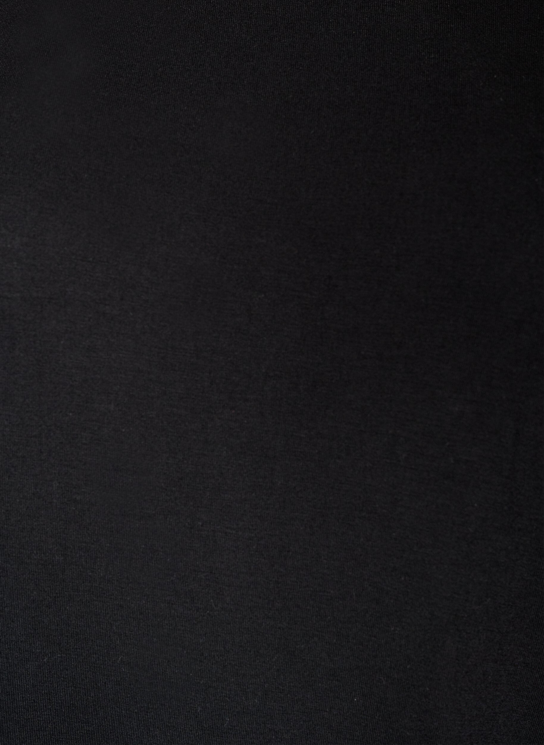 ZizziJersey blouse met halflange ballonmouwen, Zwart, Packshot image number 2