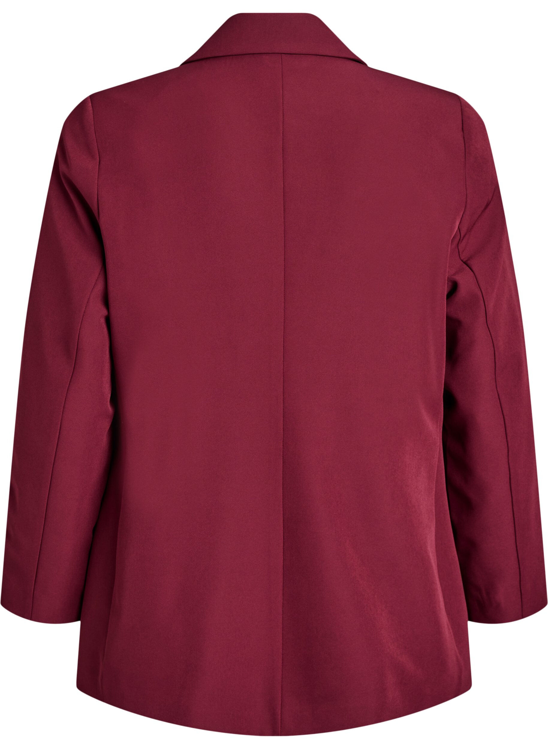 ZizziKlassieke blazer met knoopsluiting, Rood, Packshot image number 1