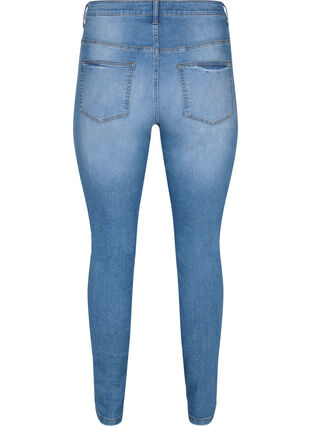 Jeans Emily à la coupe ajustée et à la taille normale, Blue denim, Packshot image number 1