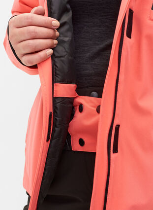 Ski jas met verstelbare onderkant en capuchon, Dubarry, Model image number 3
