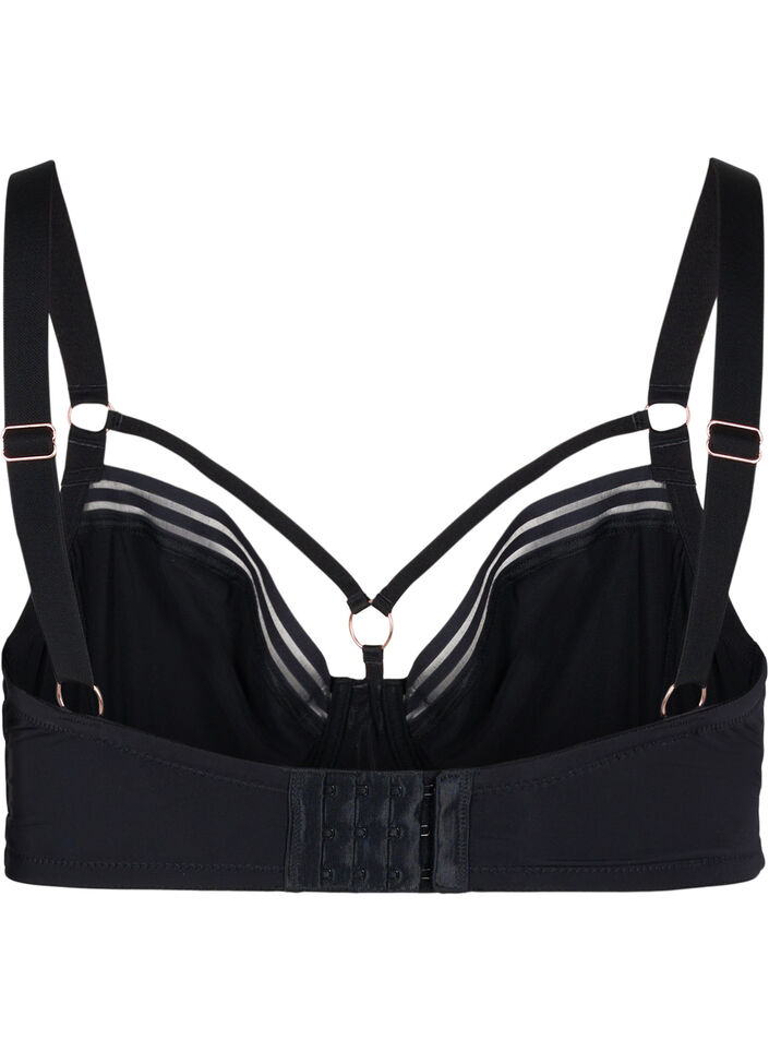 Soutien-gorge à armatures avec string, Black, Packshot image number 1