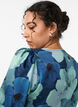Omslagjurk met bloemenprint met 3/4 mouwen, Mixed colours, Model image number 3