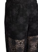 Pantalon large taille haute en dentelle, Noir, Packshot image number 2