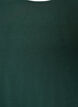 Geweven blouse met korte mouwen en ronde hals, Groen, Packshot image number 2