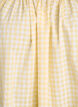 Blouse &agrave; petits carreaux avec une encolure &eacute;lastiqu&eacute;e et des manches coude, Jaune clair, Packshot image number 2