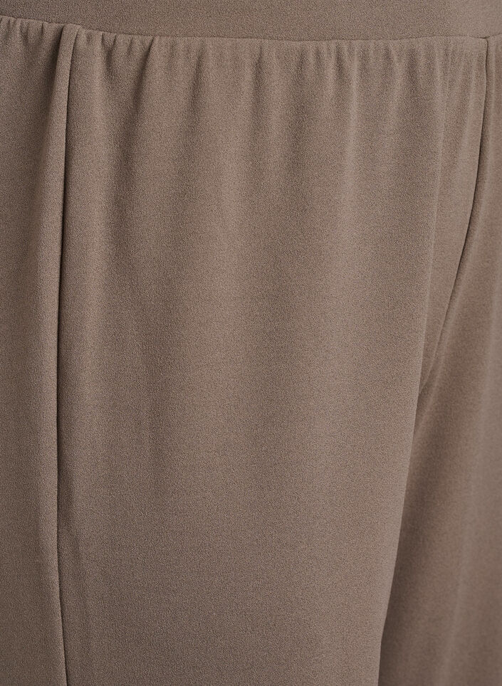 Broek met rechte pasvorm, Beige, Packshot image number 2