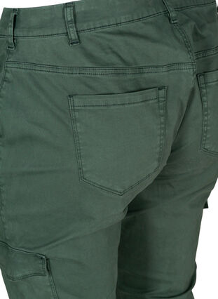 Pantalon cargo en coton, Darkest Spruce, Packshot image number 3