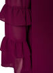 Korte jurk met transparante ruchesmouwen, Paars, Packshot image number 3