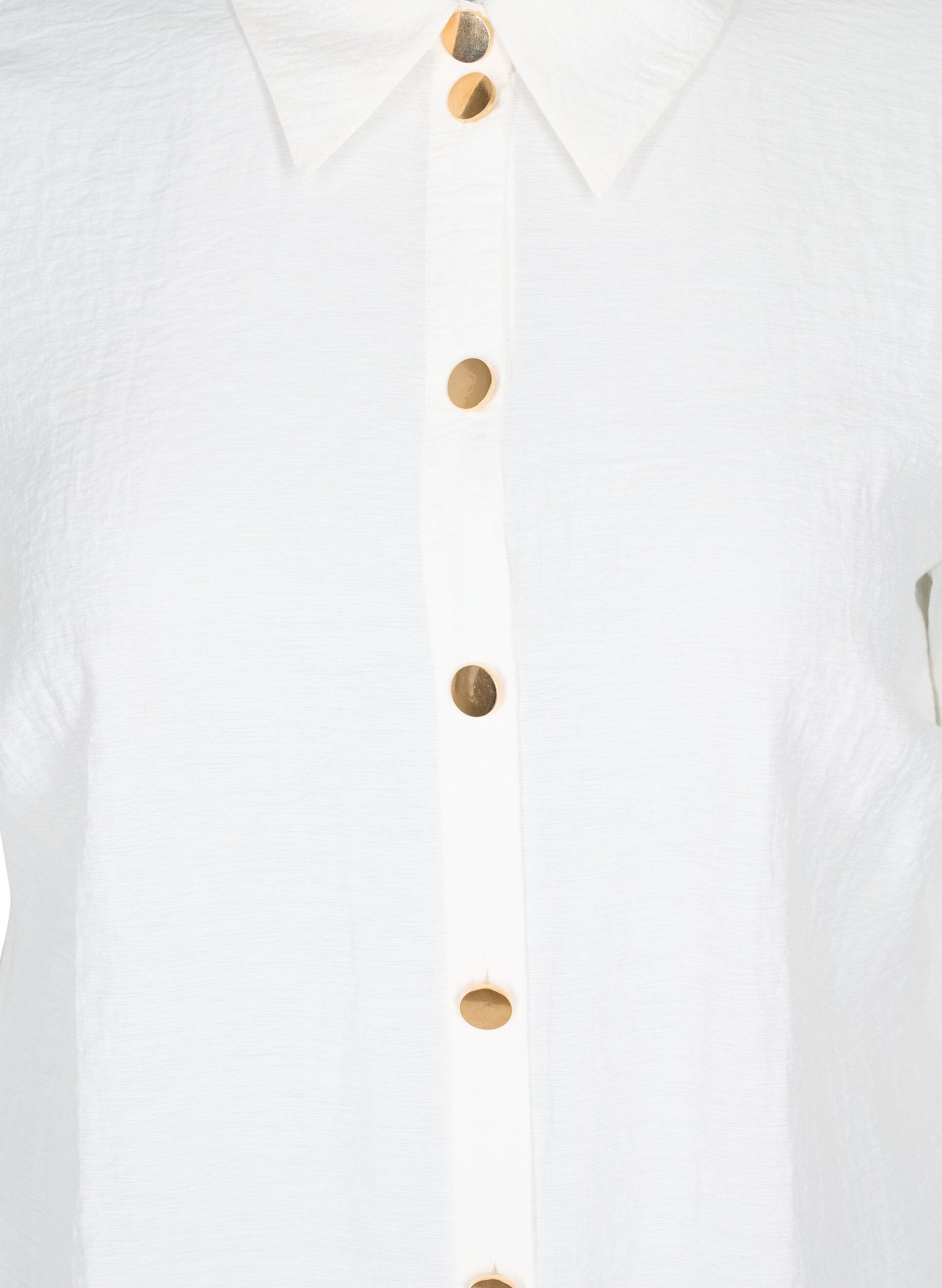 ZizziLange blouse met 3/4 mouwen, Bright White, Packshot image number 2