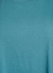 T-shirt &agrave; manches courtes en m&eacute;lange de coton, Bleu, Packshot image number 2