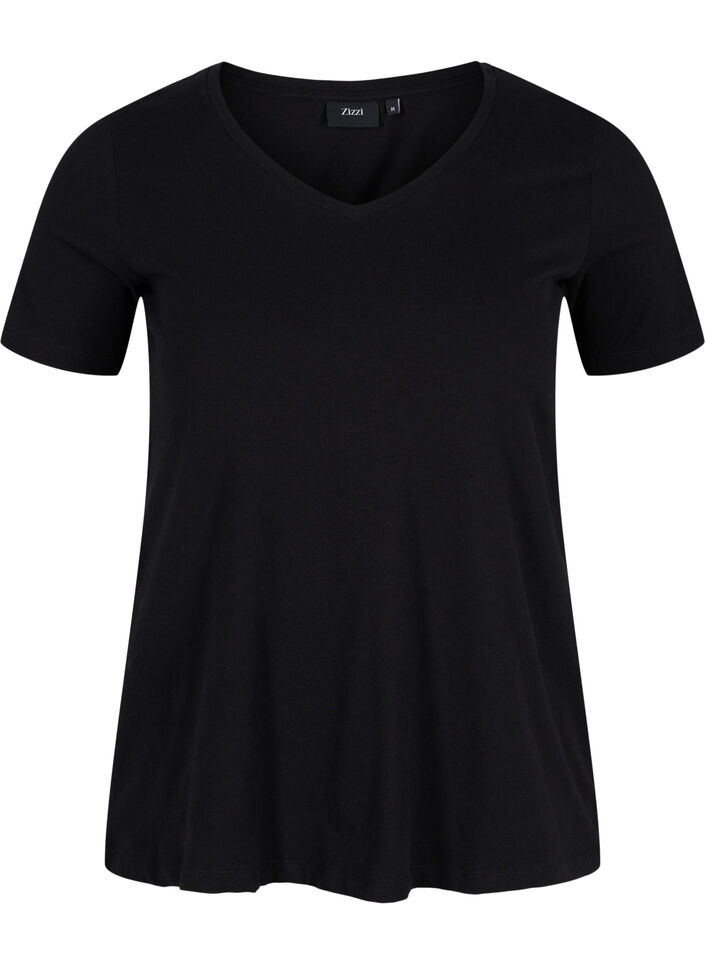 T-shirt basique, Black, Packshot image number 0