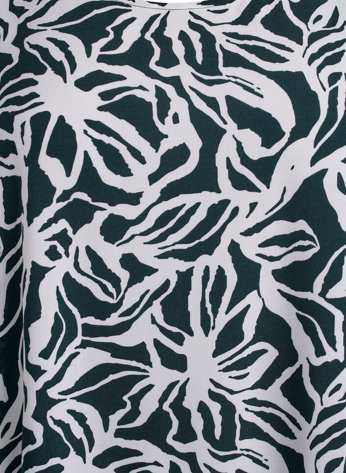 FLASH - Jurk van viscose met coupenaad, Groen, Packshot image number 2