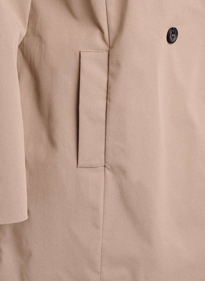 Waterafstotende lentejas met een A-lijnsnit, Grijs, Packshot image number 3