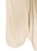 Blouse en viscose avec col en V et ourlet arrondi, Beige, Packshot image number 3