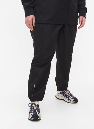 Pantalon de pluie avec réflecteurs, Black w. Reflex, Model image number 3