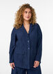 Kanten blazer met knoopsluiting, Blauw, Model image number 0