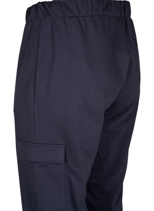Pantalon de survêtement avec poches cargo, Ombre Blue, Packshot image number 3