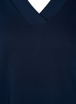 Robe pull de couleur unie , Navy Blazer, Packshot image number 2