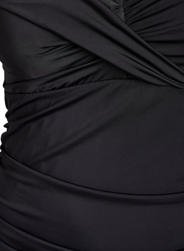 Maillot de bain avec armatures et effet froncé, Noir, Packshot image number 2