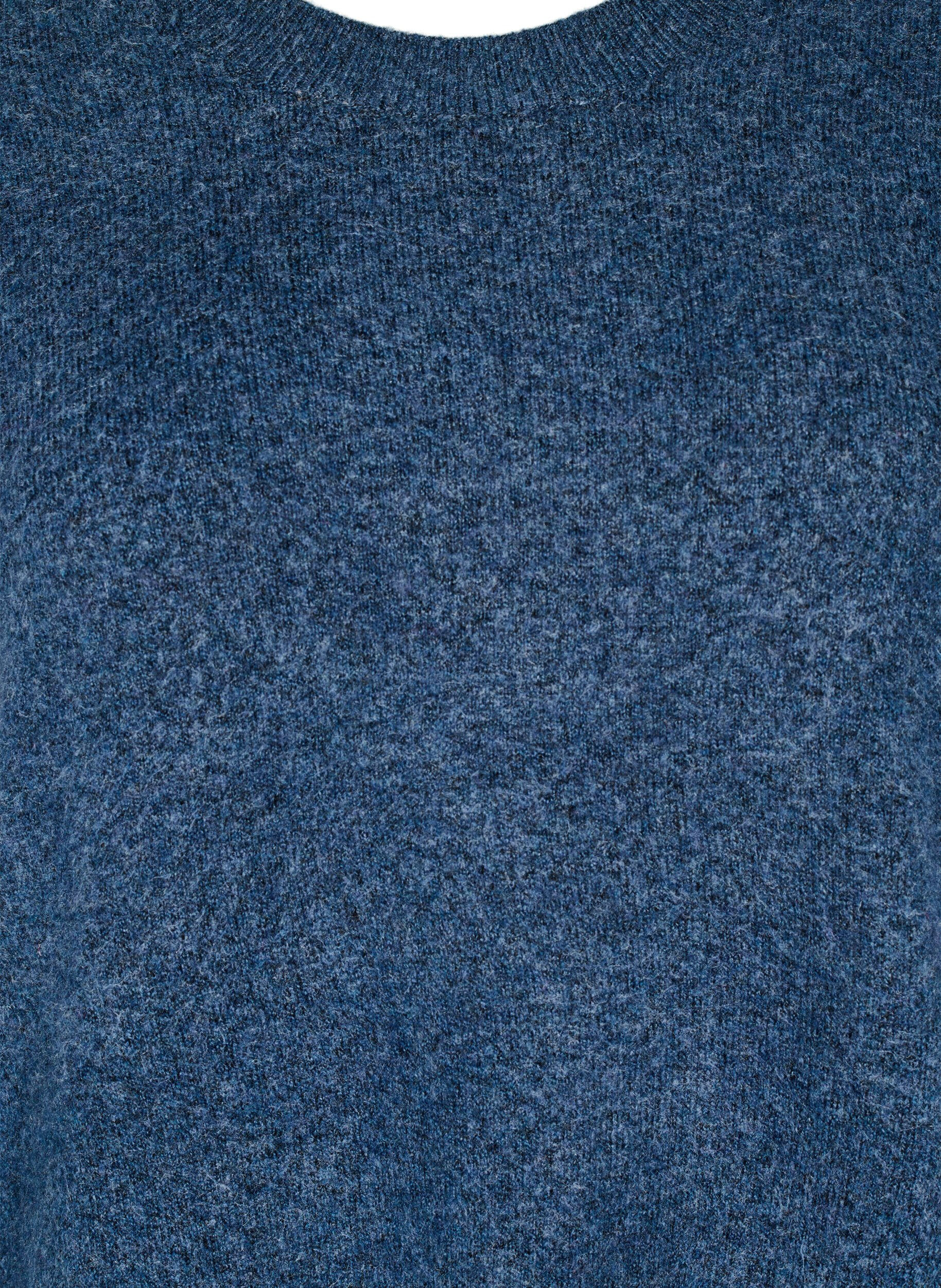 Zizzi Robe en tricot avec des fentes, Bering Sea Mel., Packshot image number 2