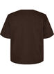 Boxy katoenen T-shirt, Bruin, Packshot image number 1